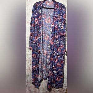 Vintage Inspired LulaRoe Sarah Long Cardigan Sweater